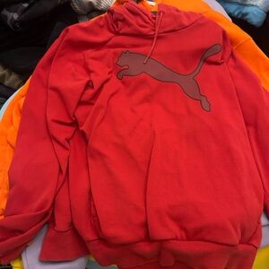 Puma Men's Bold Red Pullover Sweater